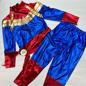 Captain America girl’s costume top and pants medium